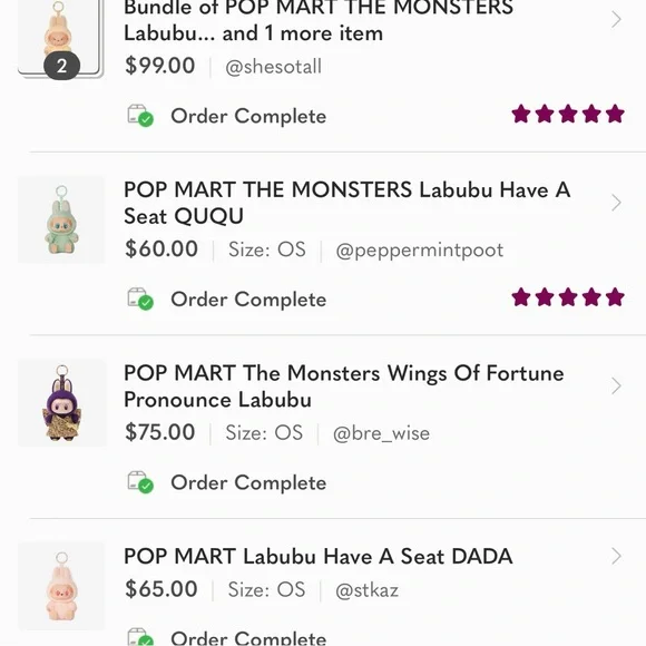 POP MART The Monsters Exciting Macaron Vinyl Plush SESAME BEAN Labubu - Picture 7 of 10